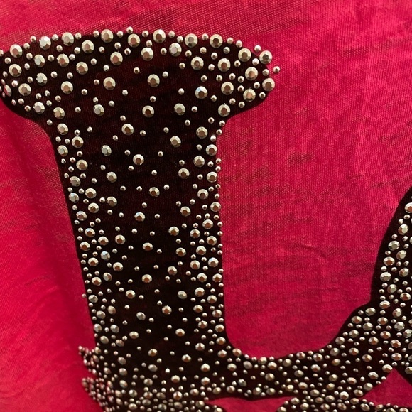 NWT beautiful bling Love tank top - Picture 3 of 7